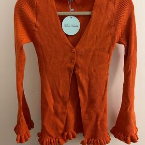 Vrg Grl Orange Cardi